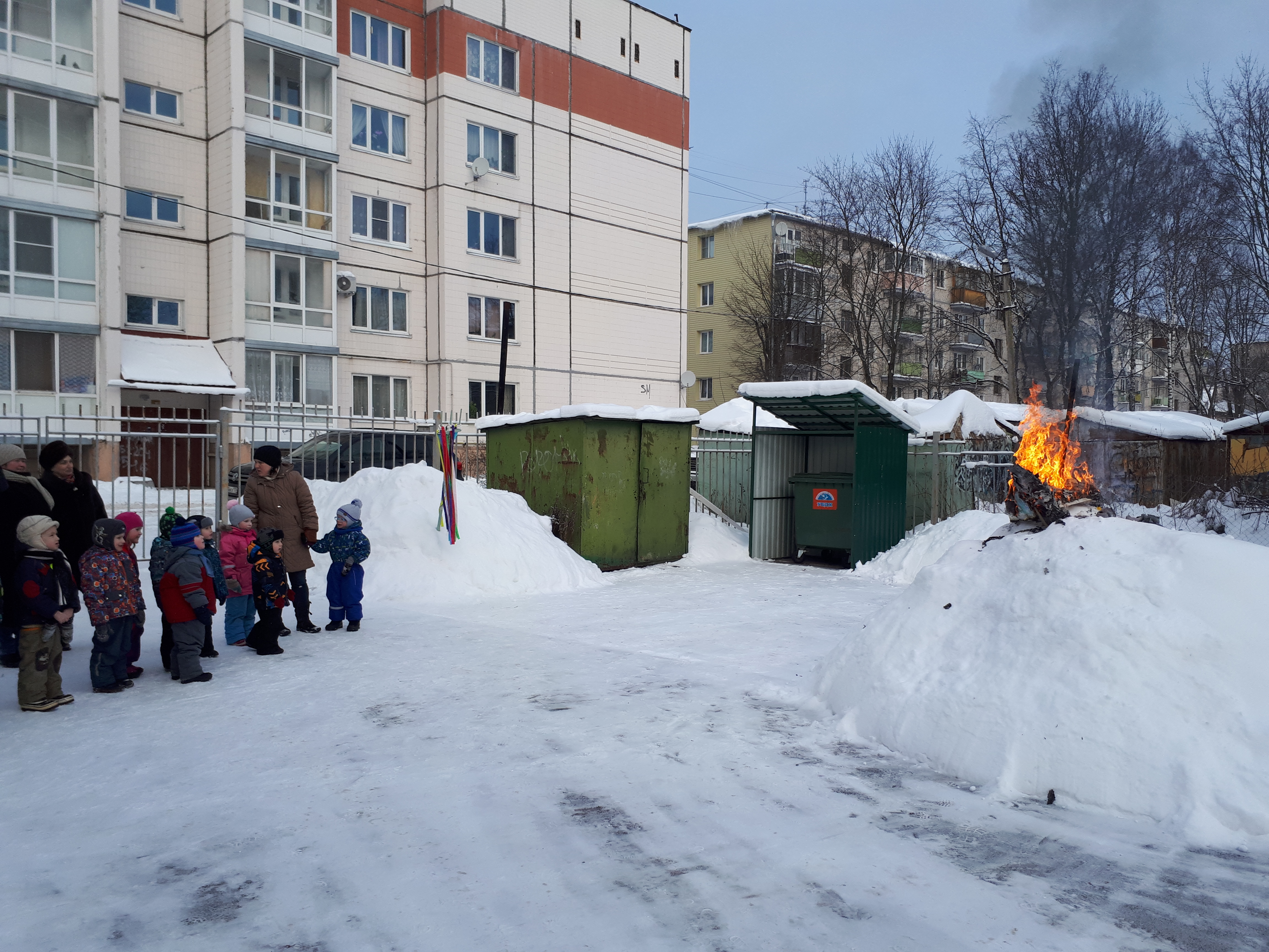 Празднование Масленицы 16.02.2018 г.