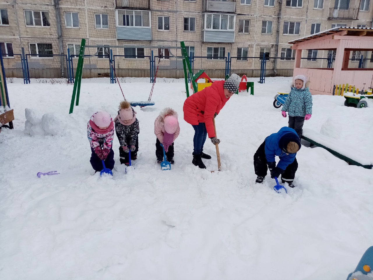 акция "Любим снег"